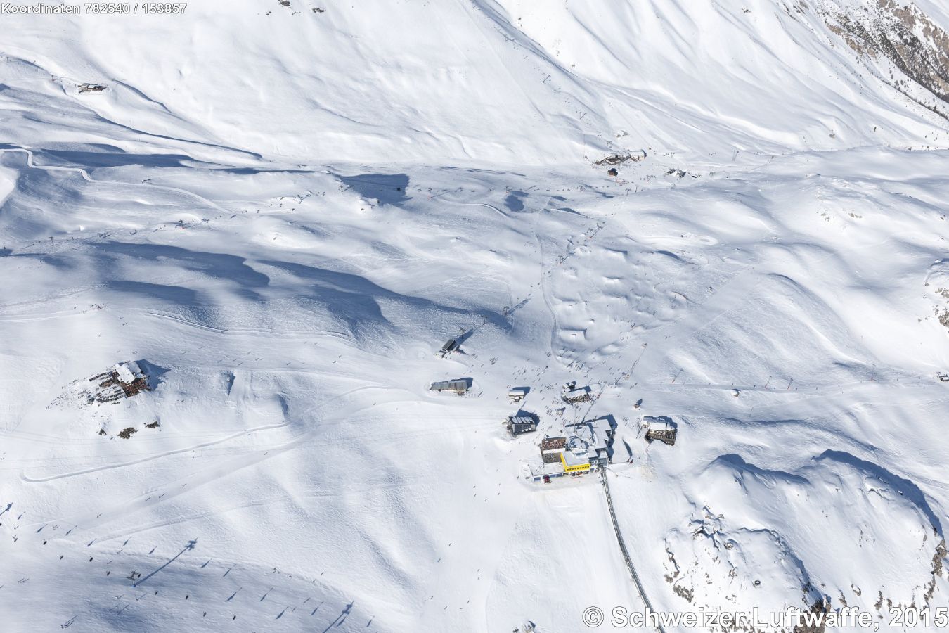 Corviglia vorne, Marguns hinten